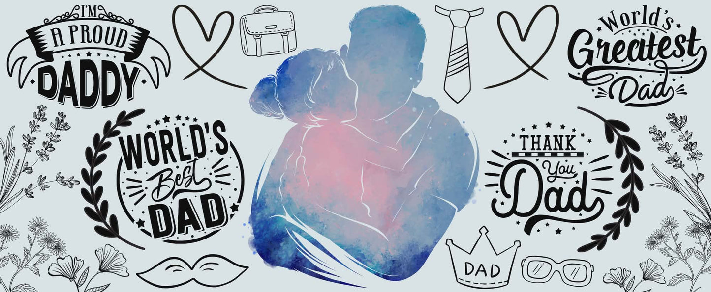 Father’s Day cups - 4 designs