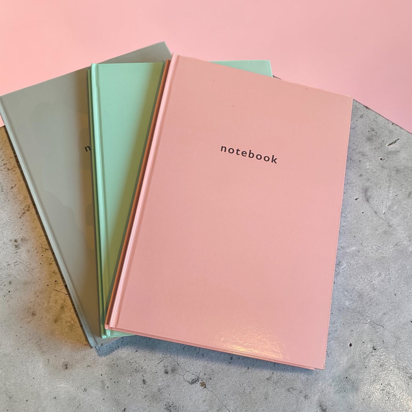 A4 lined notebook wrapped