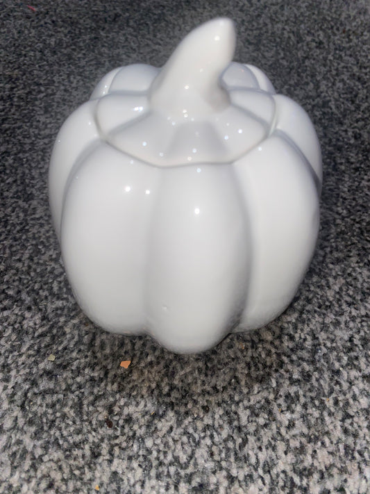 White pumpkin burner