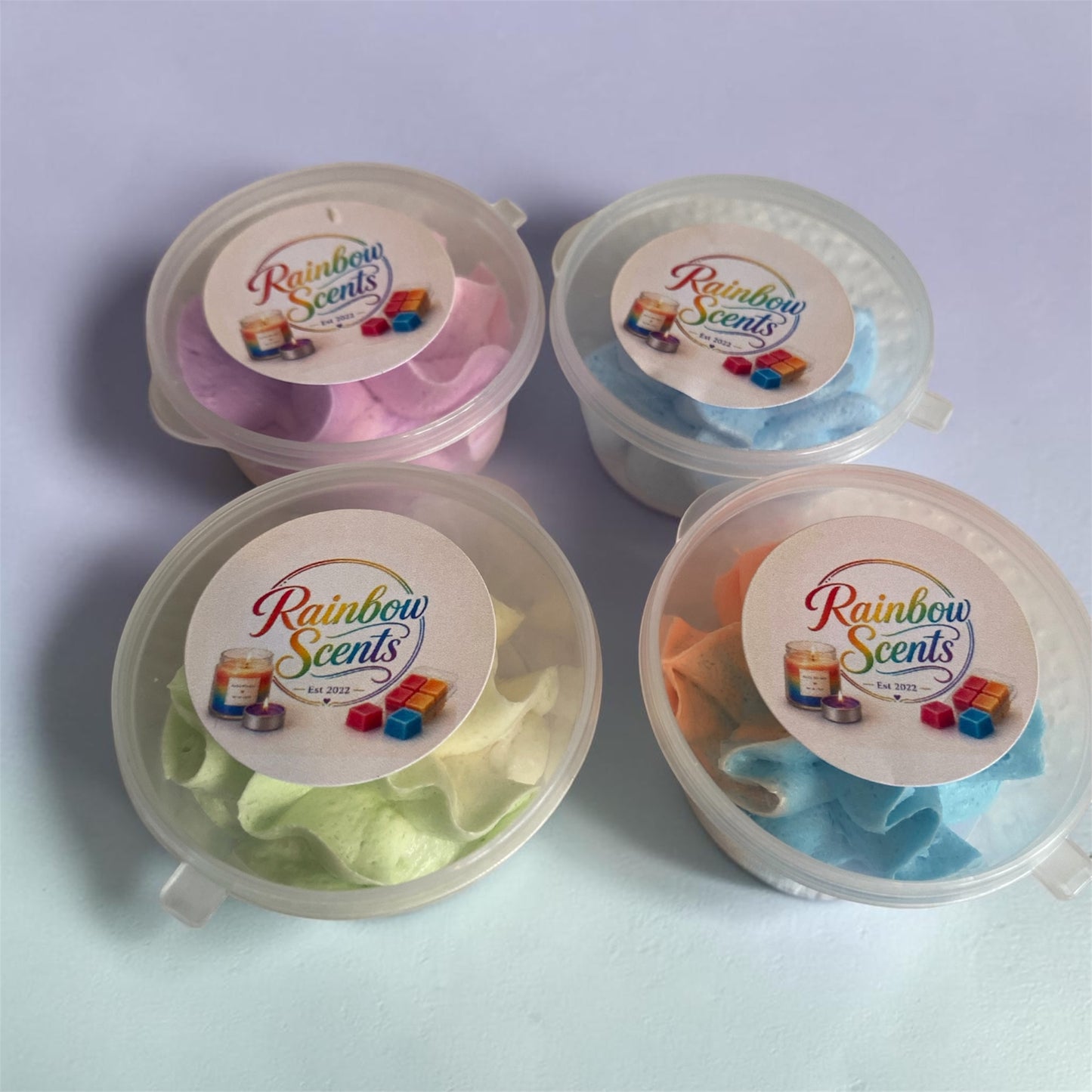 Mini whipped soap
